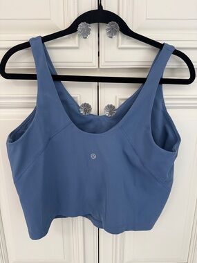 Lululemon Blue Sports Bra Tank Top size 18